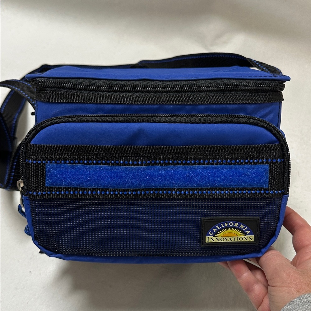 6 pack soft side cooler with “Miller Lite” Logo by California Innovations